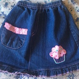 4T girls jean skirt